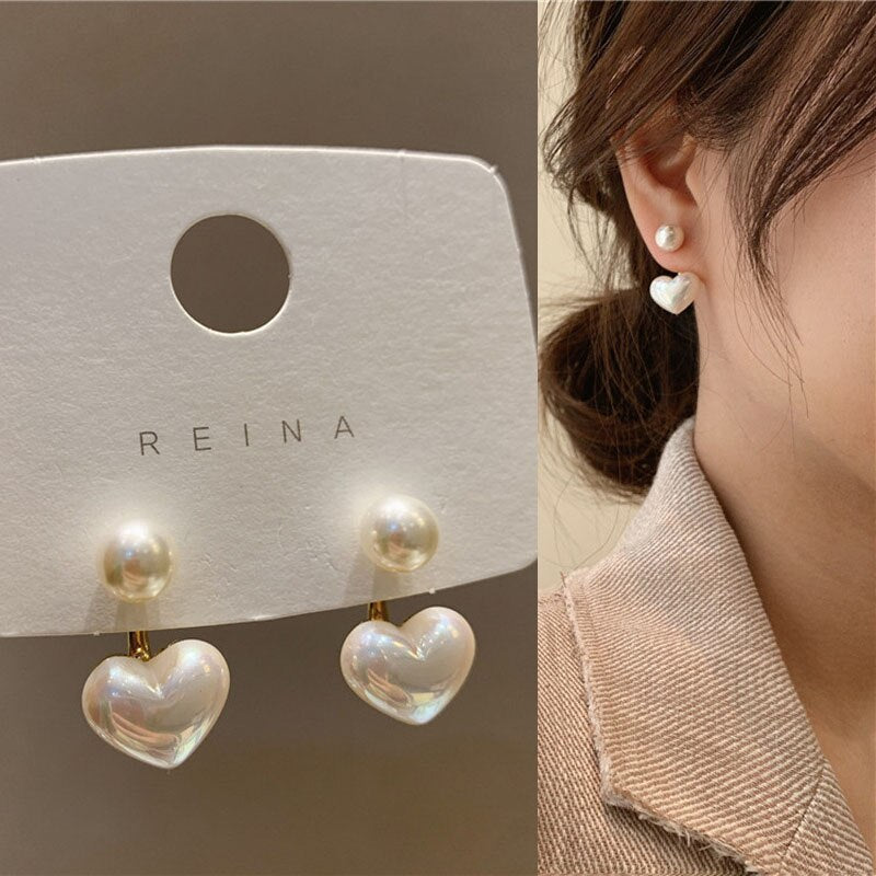 Gold Color Geometric Stud Earrings for Women Korean Fashion Women Earings Party Classic Jewelry