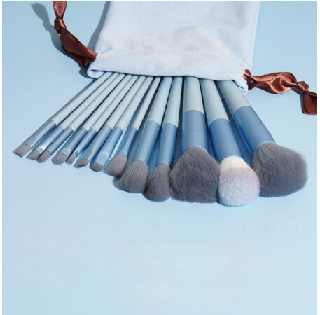 13pcs Makeup Brushes Set for Cosmetic Soft Beauty Powder Eyeshadow Foundation Blush Concealer Blending Makeup Brush Set