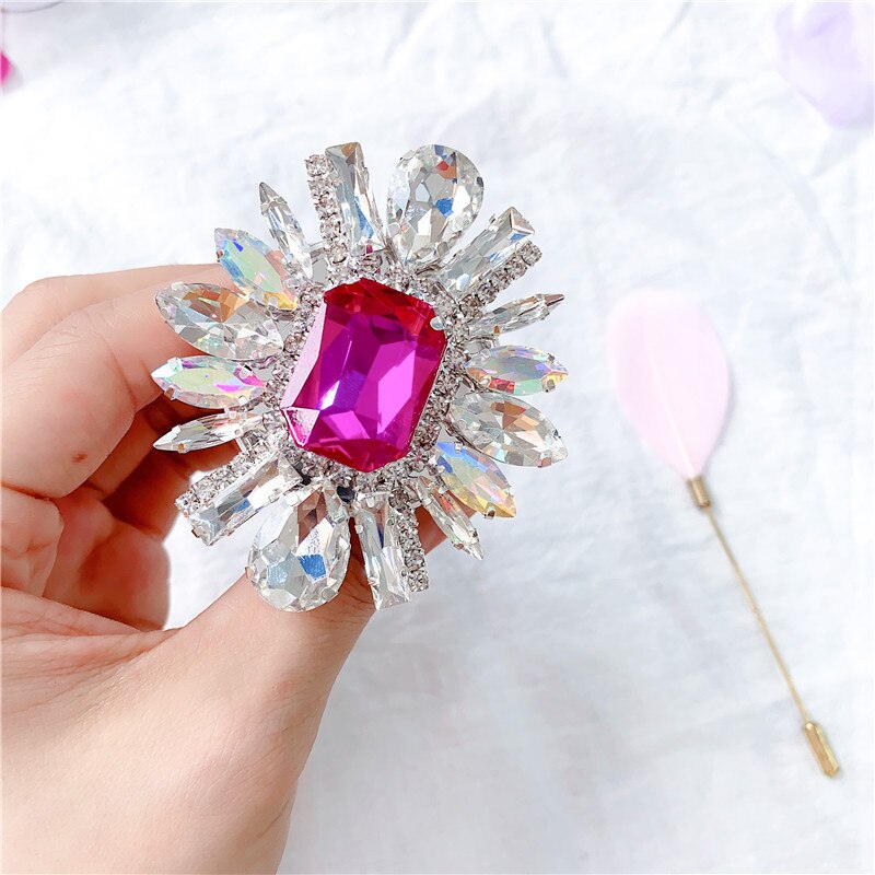 Luxurious Diamond Crystal Korea Grip Tok Stand For Cell Phone Holder Gem Noble Mobile Ring Support Universal Griptok Accessories