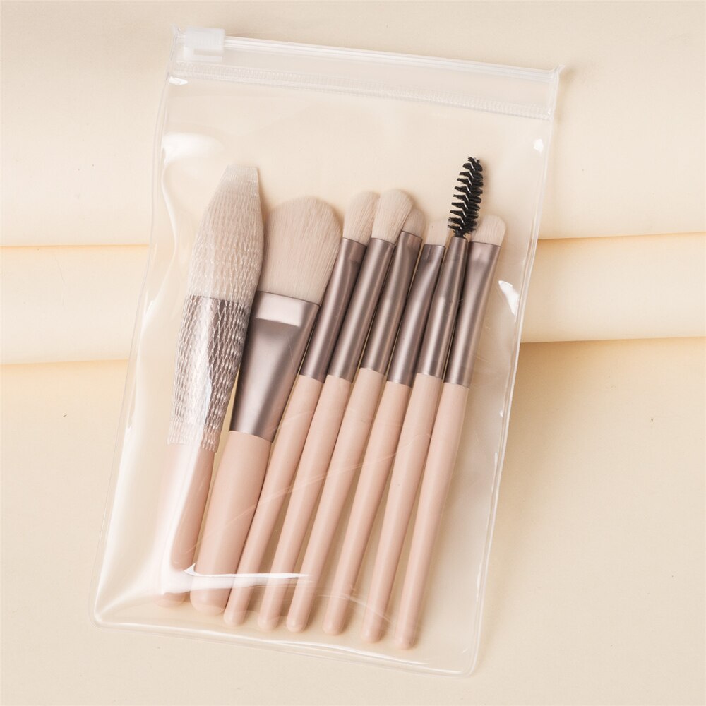 8-13Pcs Soft Fluffy Makeup Brushes Set Eye Shadow Foundation Brush Powder Blush Blending Women Cosmetic Brush Beauty MakeUp Tool