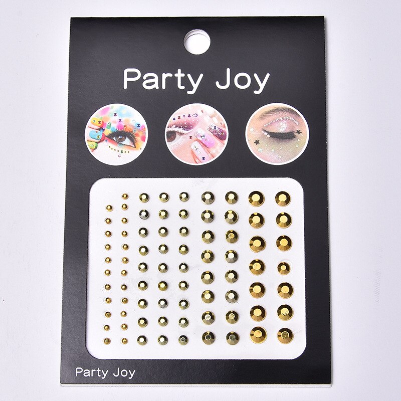 Glitter Diamond Makeup Eyeliner Eyeshadow Rhinestone Face Jewelry Stickers Eyes Stage Party Face Makeup Crystal Tattoo Stickers