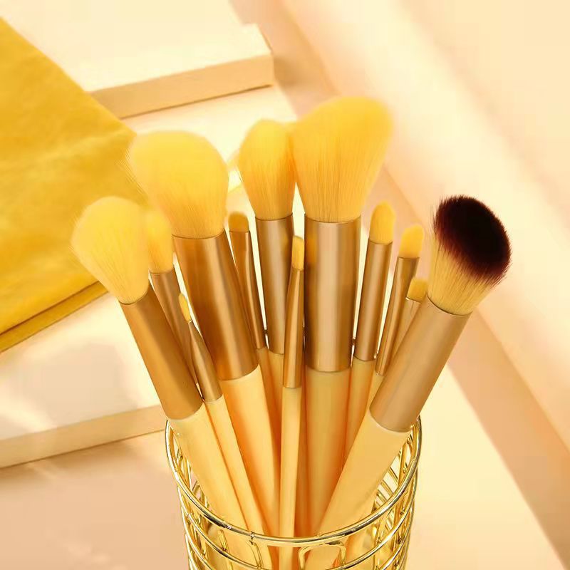 13pcs Makeup Brushes Set for Cosmetic Soft Beauty Powder Eyeshadow Foundation Blush Concealer Blending Makeup Brush Set