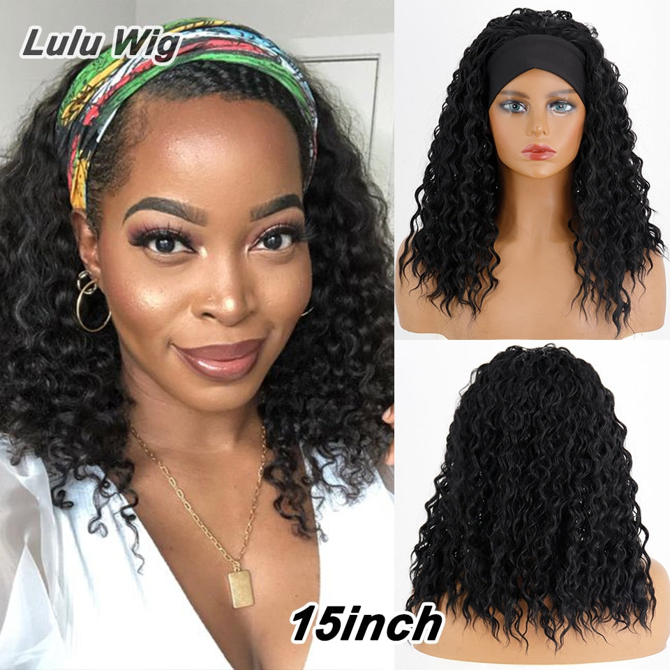 Long Middle Part Synthetic Afro Kinky Curly Wigs for Black Women Cosplay Party High Temperature Synthetic wig