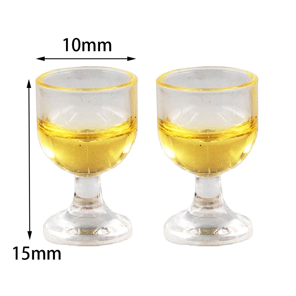 1/12 Dollhouse Miniature Beer Mug Mini Lemon Cup Drinks Toy for ob11 Blythe Decoration Doll House accessories