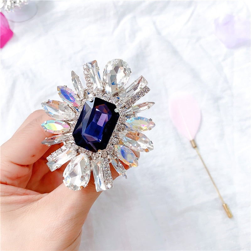 Luxurious Diamond Crystal Korea Grip Tok Stand For Cell Phone Holder Gem Noble Mobile Ring Support Universal Griptok Accessories