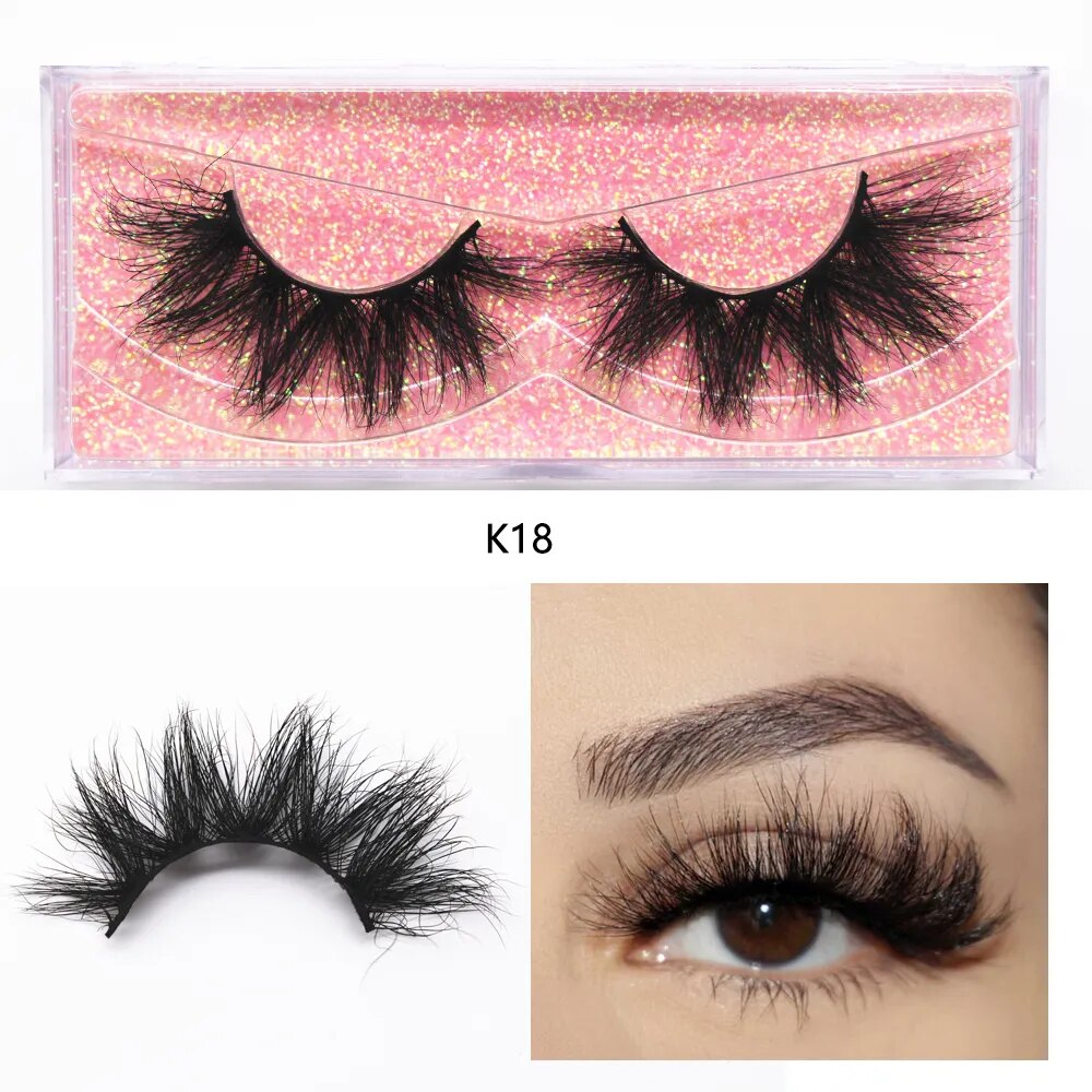 3D Mink Cat Eye Lashes Mink False Eyelash Handmade Wispy Volume Cateye Lashes Fox Eye Lashes Full Strip Lashes Makeup Fake Lash