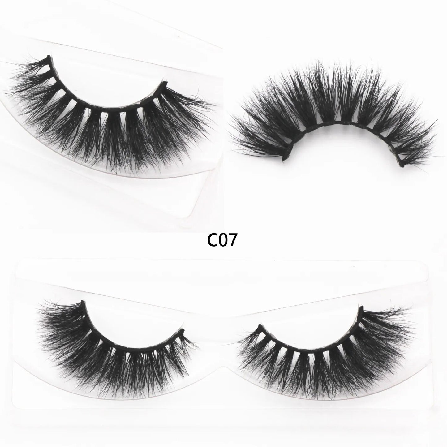 3D Mink Cat Eye Lashes Mink False Eyelash Handmade Wispy Volume Cateye Lashes Fox Eye Lashes Full Strip Lashes Makeup Fake Lash