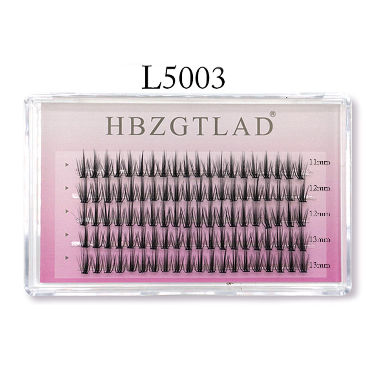 20D/40D L Curl Super Cluster Eyelash Extension Natural Mink Eyelash Individual Segmented Lashes Cilias Volume