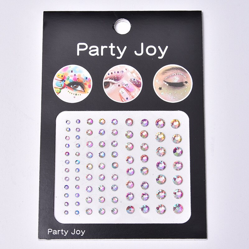 Glitter Diamond Makeup Eyeliner Eyeshadow Rhinestone Face Jewelry Stickers Eyes Stage Party Face Makeup Crystal Tattoo Stickers