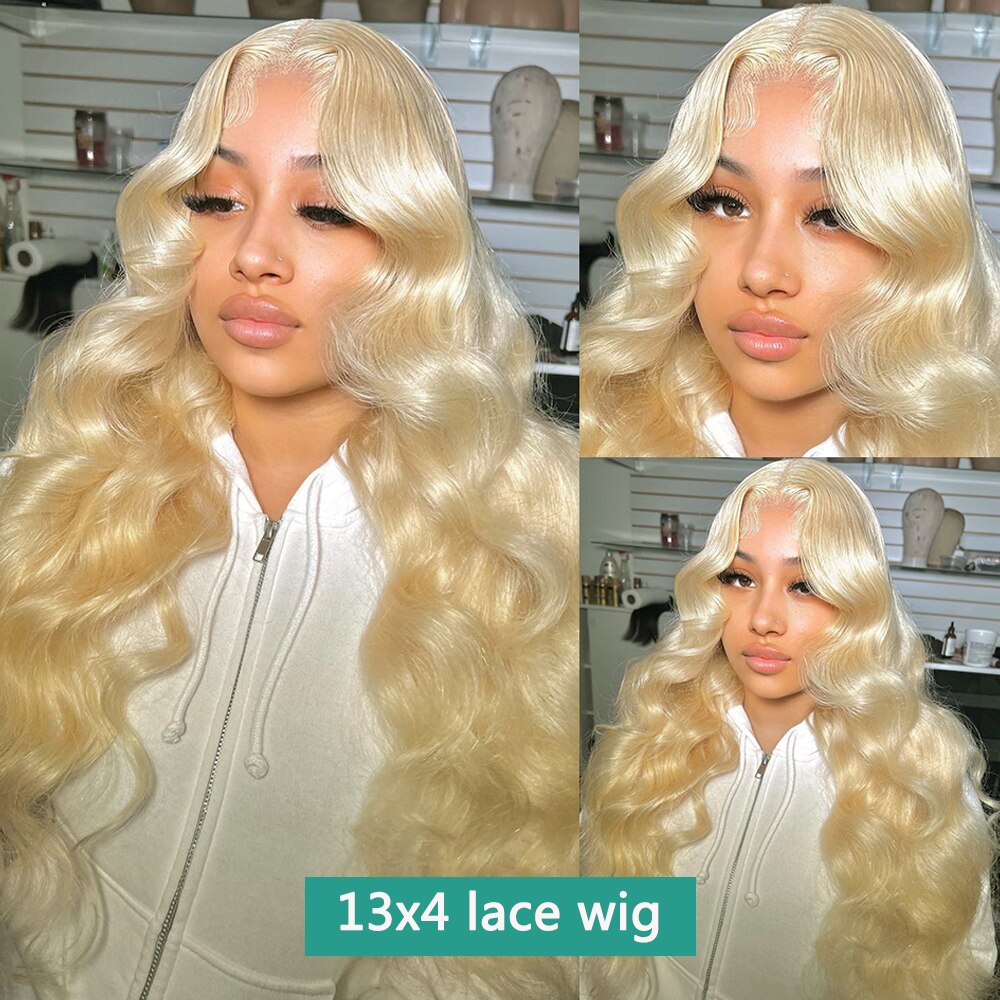 Transparent Blonde 13×4 13×6 HD Lace Frontal Wig For Women Body Wave Lace Front Wigs Honey Blond 4×4 Glueless Wig Human Hair