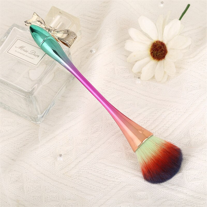 9-color Soft Makeup Brush High Quality Durable 18cm Professional Makeup Brush No Hair Loss Loose Powder Brush Cosmetics Tools