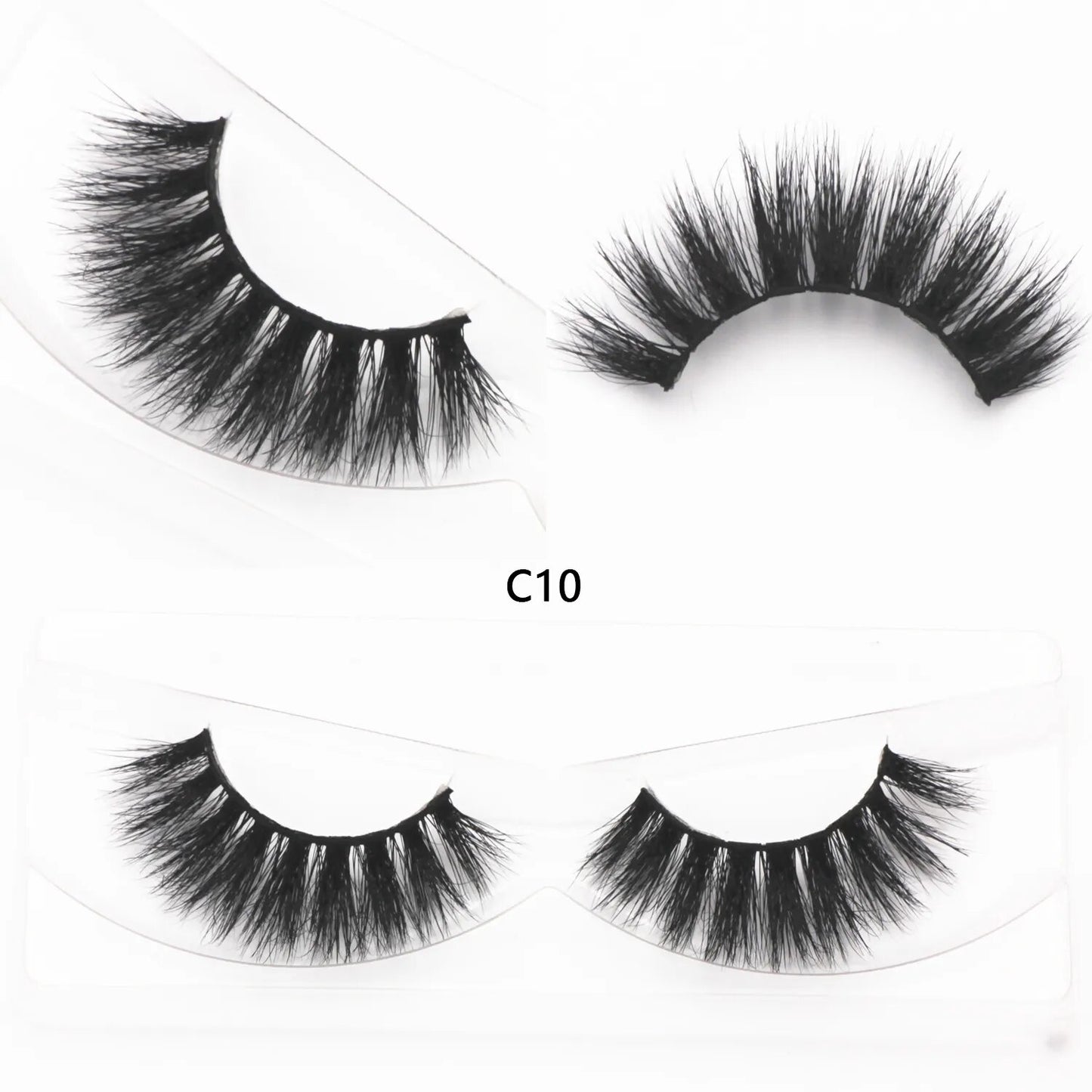 3D Mink Cat Eye Lashes Mink False Eyelash Handmade Wispy Volume Cateye Lashes Fox Eye Lashes Full Strip Lashes Makeup Fake Lash