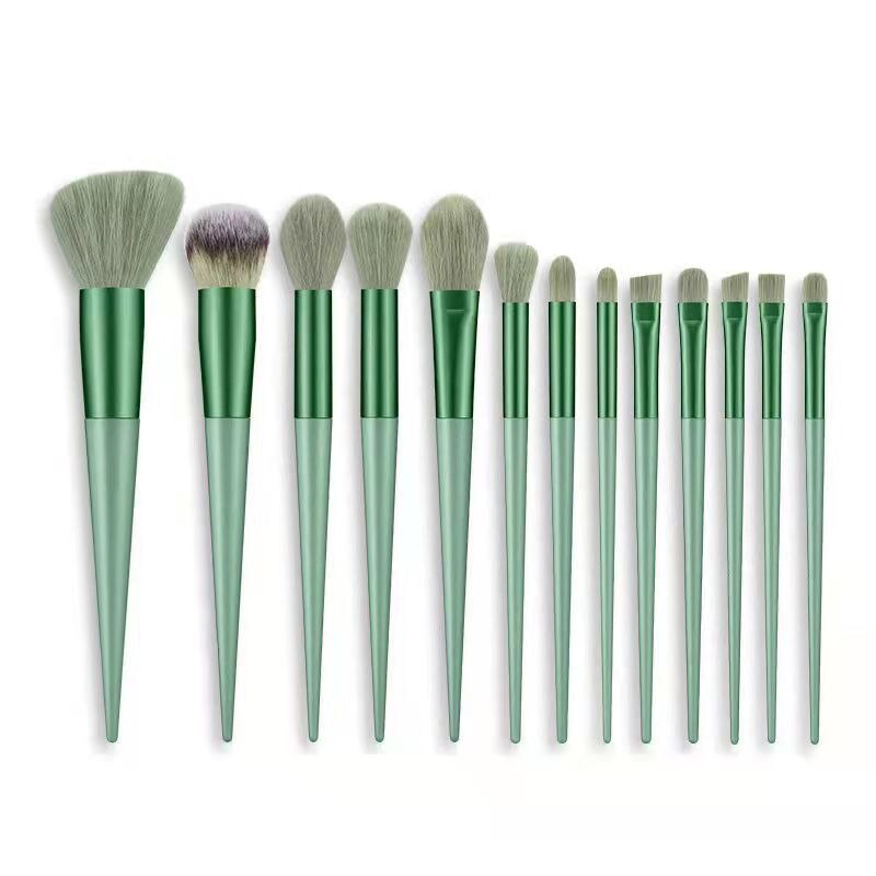 13pcs Makeup Brushes Set for Cosmetic Soft Beauty Powder Eyeshadow Foundation Blush Concealer Blending Makeup Brush Set