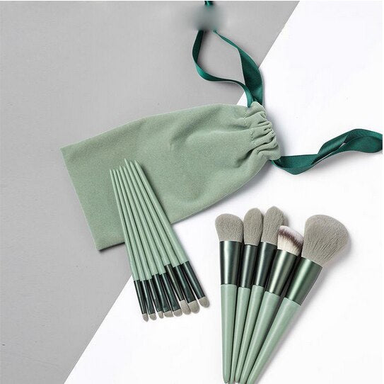 13pcs Makeup Brushes Set for Cosmetic Soft Beauty Powder Eyeshadow Foundation Blush Concealer Blending Makeup Brush Set