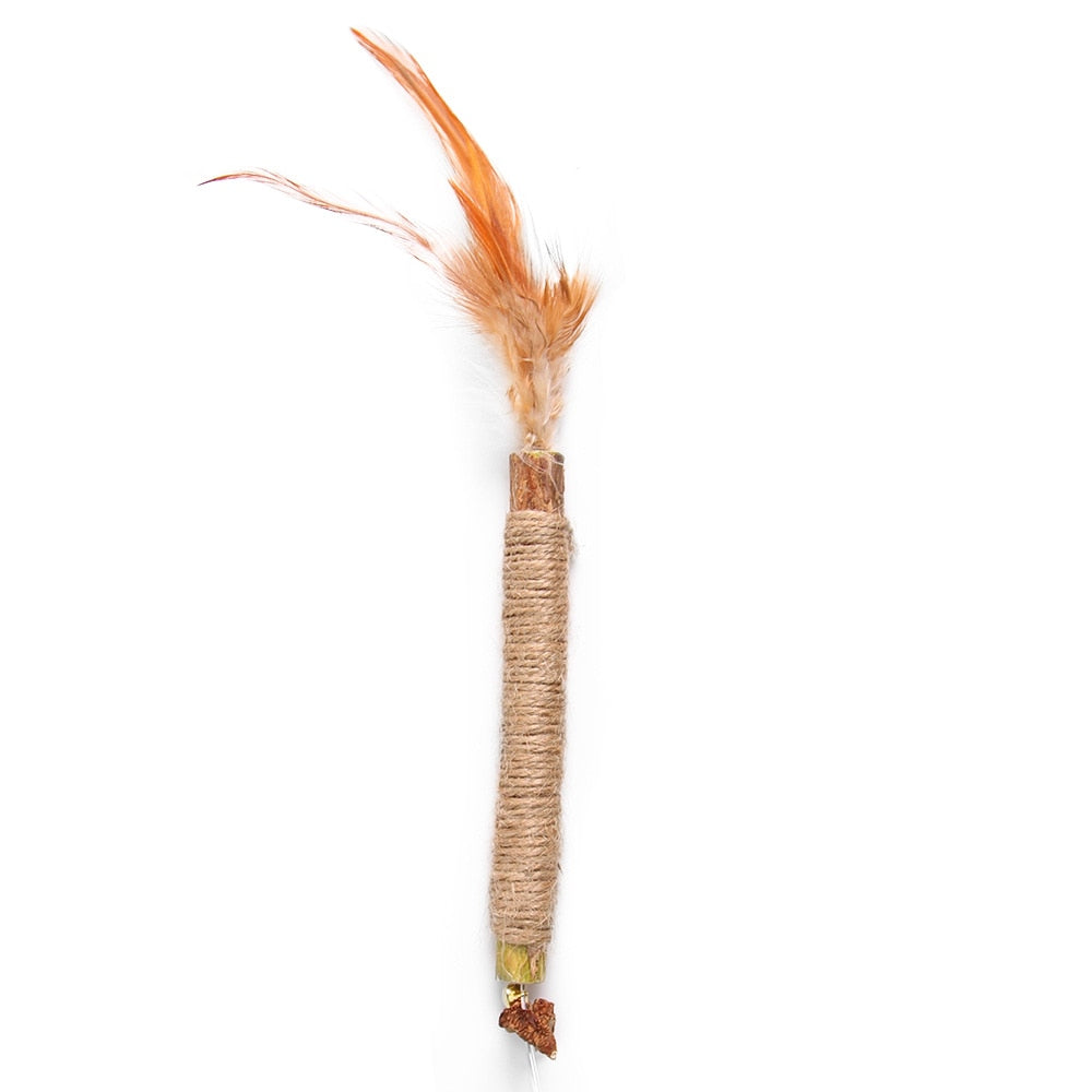 Cat Toys Chew Stick Pet Snacks Sticks Natural Stuff with Catnip for Kitten Cats Cleaning Teeth Cat Accessories