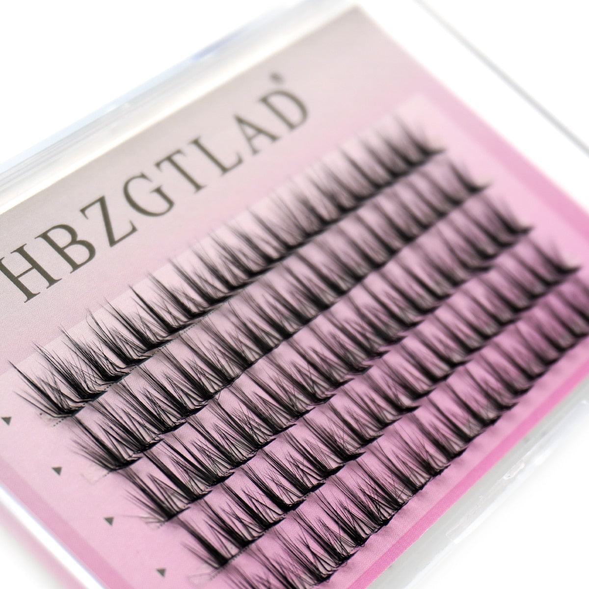 20D/40D L Curl Super Cluster Eyelash Extension Natural Mink Eyelash Individual Segmented Lashes Cilias Volume