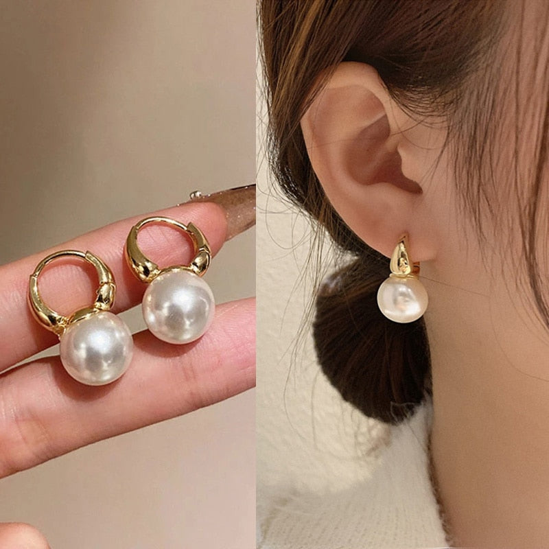 Korean Zircon Multi-layer Geometric Earrings for Women Temperament Drop Crystal Earings Party Jewelry