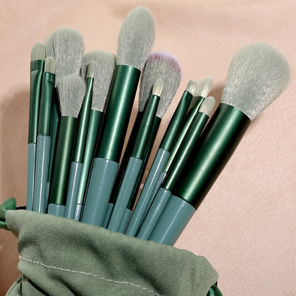 8-13Pcs Soft Fluffy Makeup Brushes Set Eye Shadow Foundation Brush Powder Blush Blending Women Cosmetic Brush Beauty MakeUp Tool