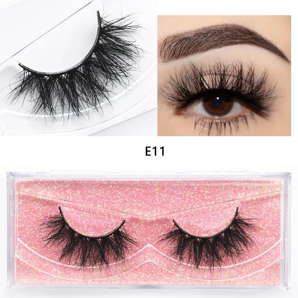 3D Mink Cat Eye Lashes Mink False Eyelash Handmade Wispy Volume Cateye Lashes Fox Eye Lashes Full Strip Lashes Makeup Fake Lash