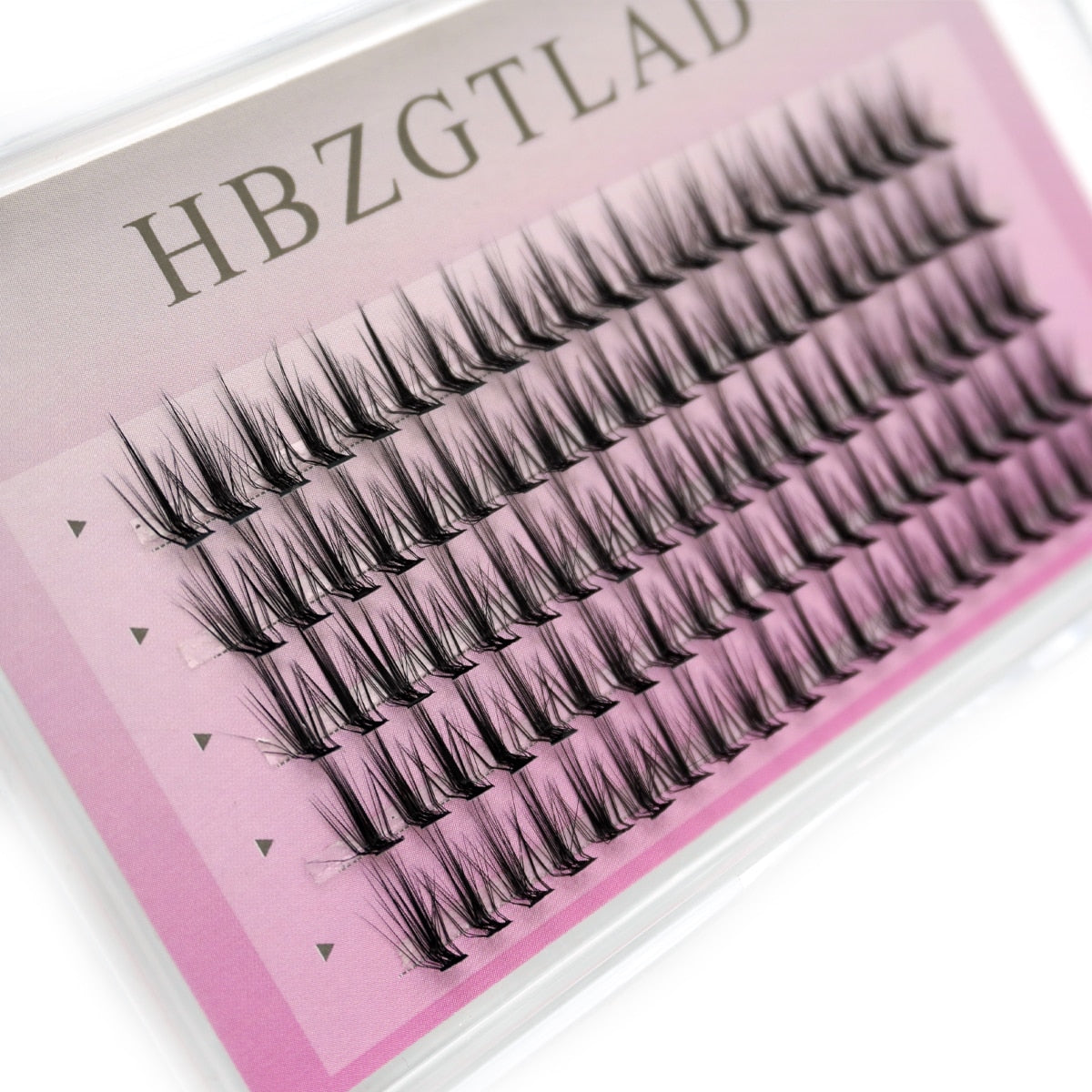 20D/40D L Curl Super Cluster Eyelash Extension Natural Mink Eyelash Individual Segmented Lashes Cilias Volume