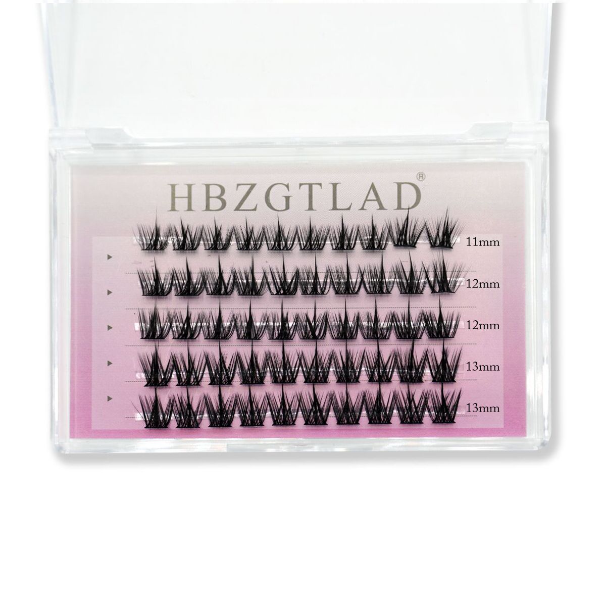 20D/40D L Curl Super Cluster Eyelash Extension Natural Mink Eyelash Individual Segmented Lashes Cilias Volume