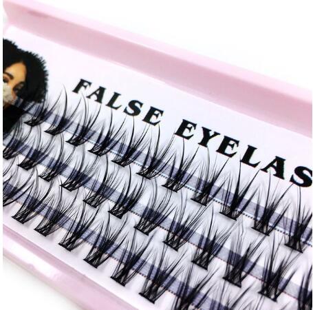 20D/40D L Curl Super Cluster Eyelash Extension Natural Mink Eyelash Individual Segmented Lashes Cilias Volume