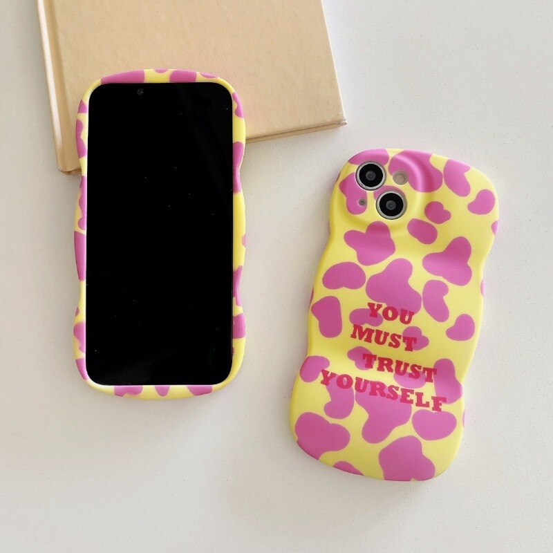 Retro leopard girls pop Phone Case For iPhone 14 13 12 11 Pro Max Case Cute Sweet sexy Liquid silicone Soft Cover