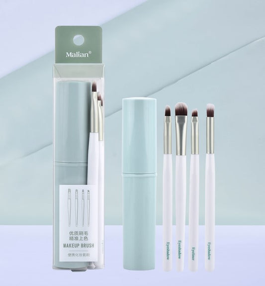 Creamy white Easy carry make up brush set