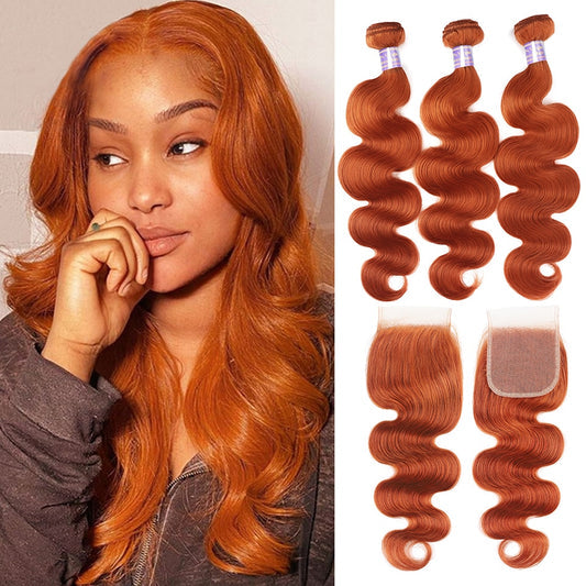 Human Hair Orange