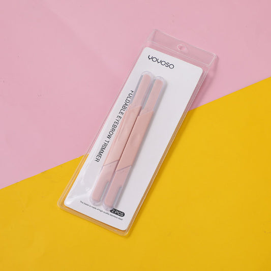 Imported Two End Pink Eyebrow Razor