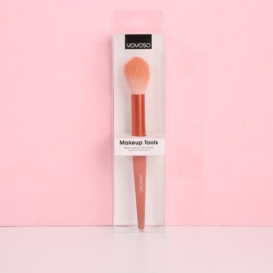 Rubber paint handle Aluminum Tube Color Fiber Wool Girl Blush Brush