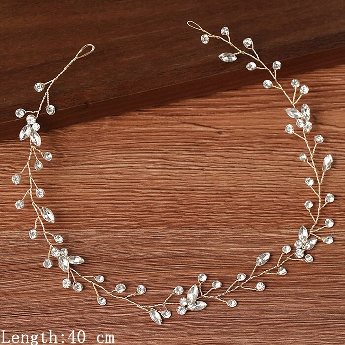 Women Headbands Hair Jewelry Wedding Hair Accessories For Women Rhinestone Pearl Headband Bride Tiara Hairbands Accessories