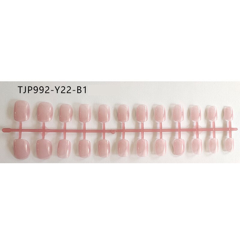 Matte False Nail Tips Solid Color Matte Super Long Coffin False Nail Ballet Press on Nails Tips