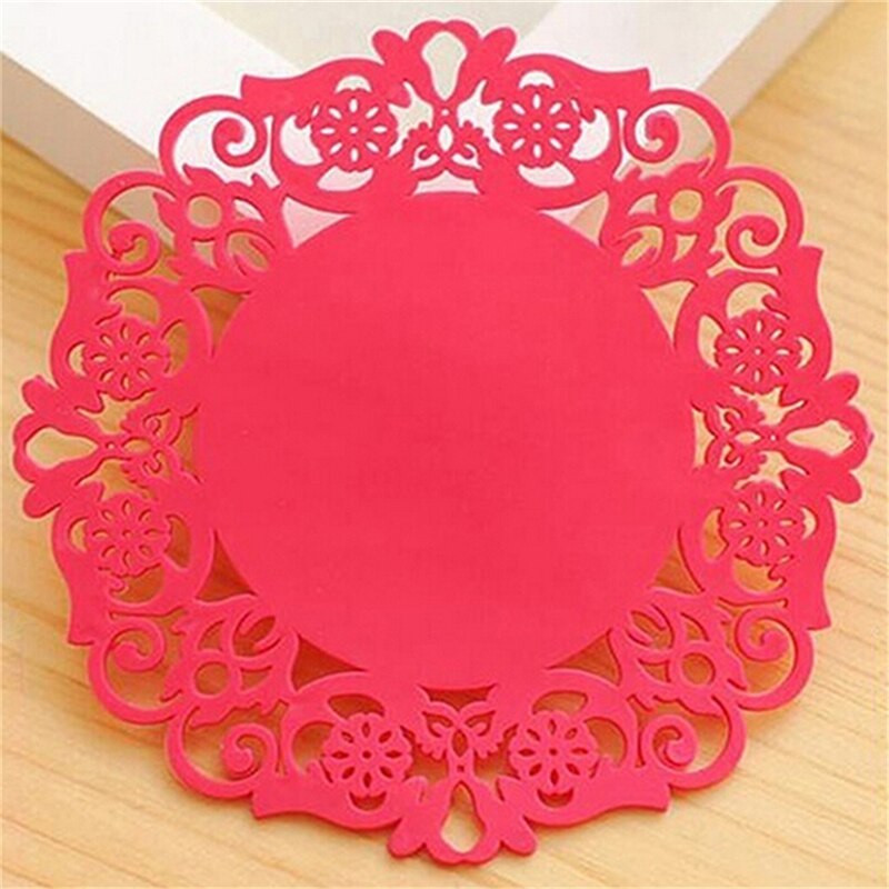 1Pc Japanese Cherry Insulated Table Mat Milk Cup Non Slip Coaster Non Slip Coaster Kitchen Family Office Accessories