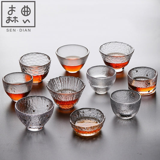 Japanese Style Fine Glass Cup Kung Fu Tea Cup Made Of Heat-resistant Glass 2021 New Hot Sale Office Kitchen Accessories