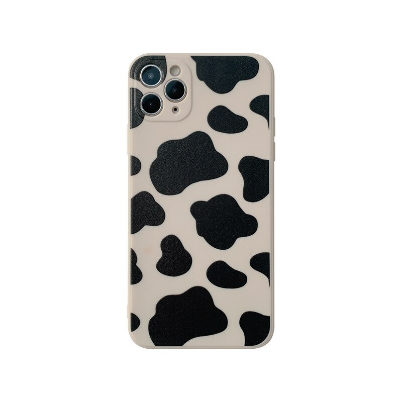 Retro cow print art japanese Phone Case for apple iPhone 13 12 11 Pro Max Xr Xs Max 7 8 Plus X 13mini case Cute soft cover