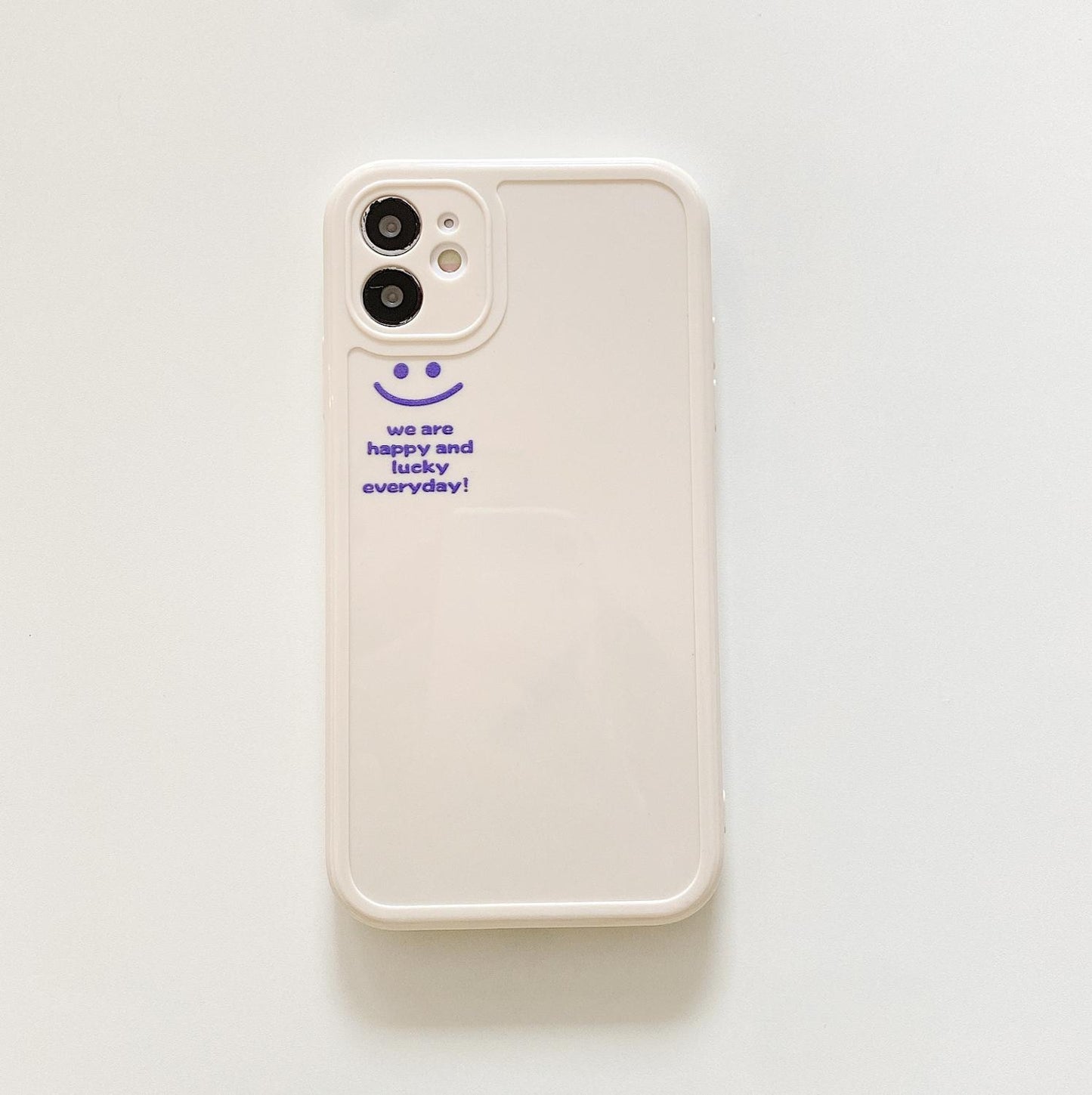 Lucky happy Smiley phone case for iphone 11 Pro Max 13 case New INS  silicone soft for iphone XR X XS MAX XR cover