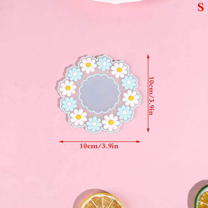 1Pc Japanese Cherry Insulated Table Mat Milk Cup Non Slip Coaster Non Slip Coaster Kitchen Family Office Accessories