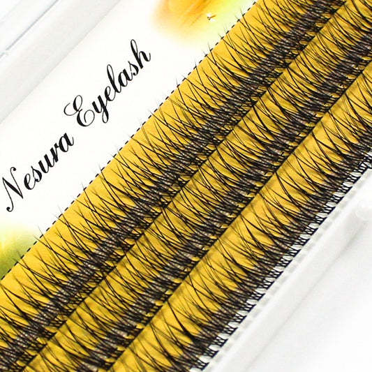 Grafting World Fish Tail Eyelash 8mm/10mm/12mm Dove Tail Individual Eyelash Extensions