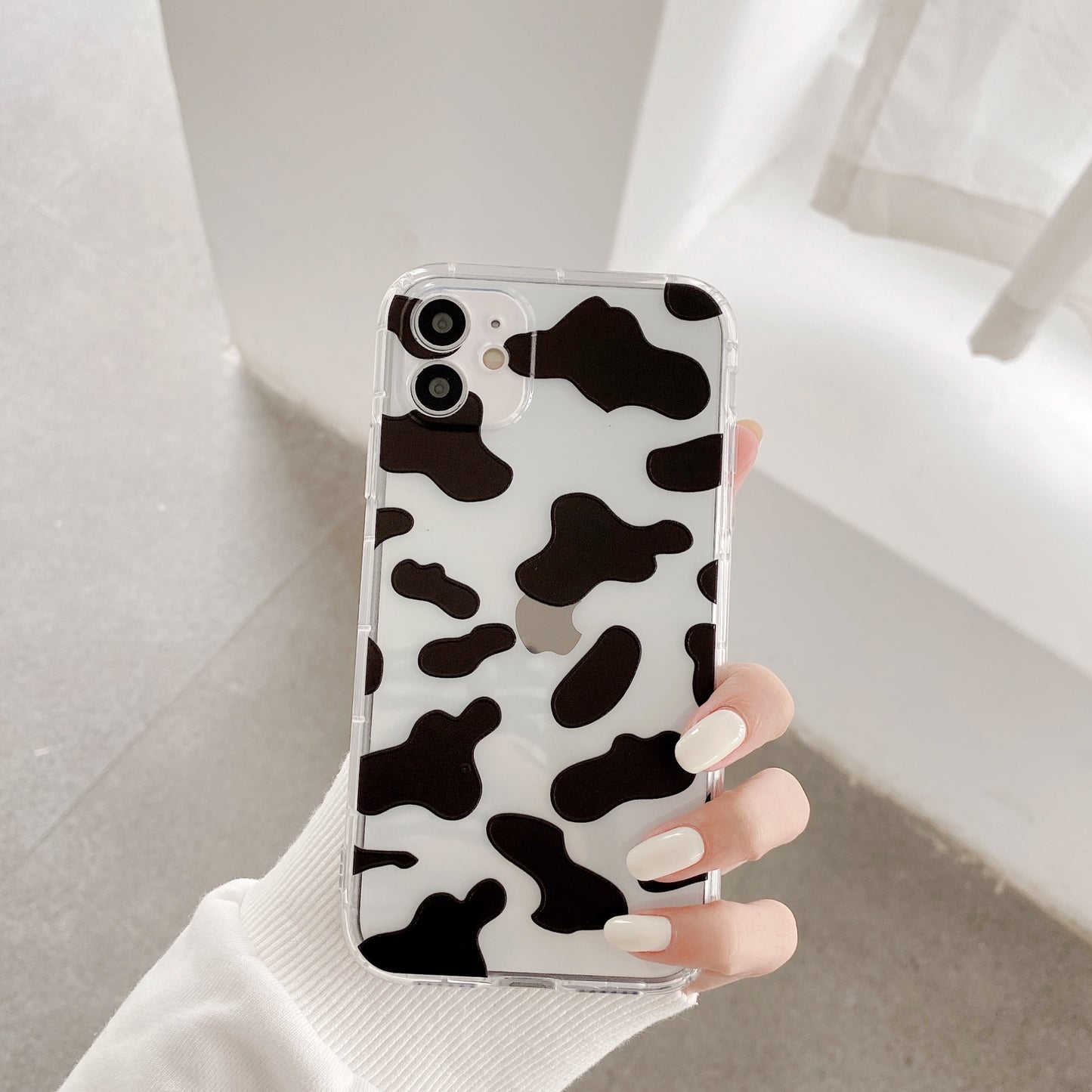 Instagram zebra cow partern phone case for iphone 13 11 12 Pro Max XR XS MAX X 7 8 Plus case transparent tpu soft cover protect fundas