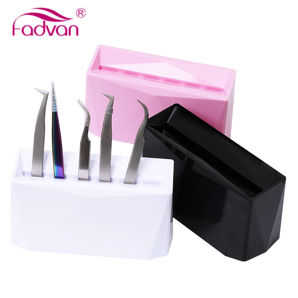 Eyelash Tweezers Storage Rack 6/8 Holes Acrylic Tools Organizer Holder Stand Beauty Tools Shelf