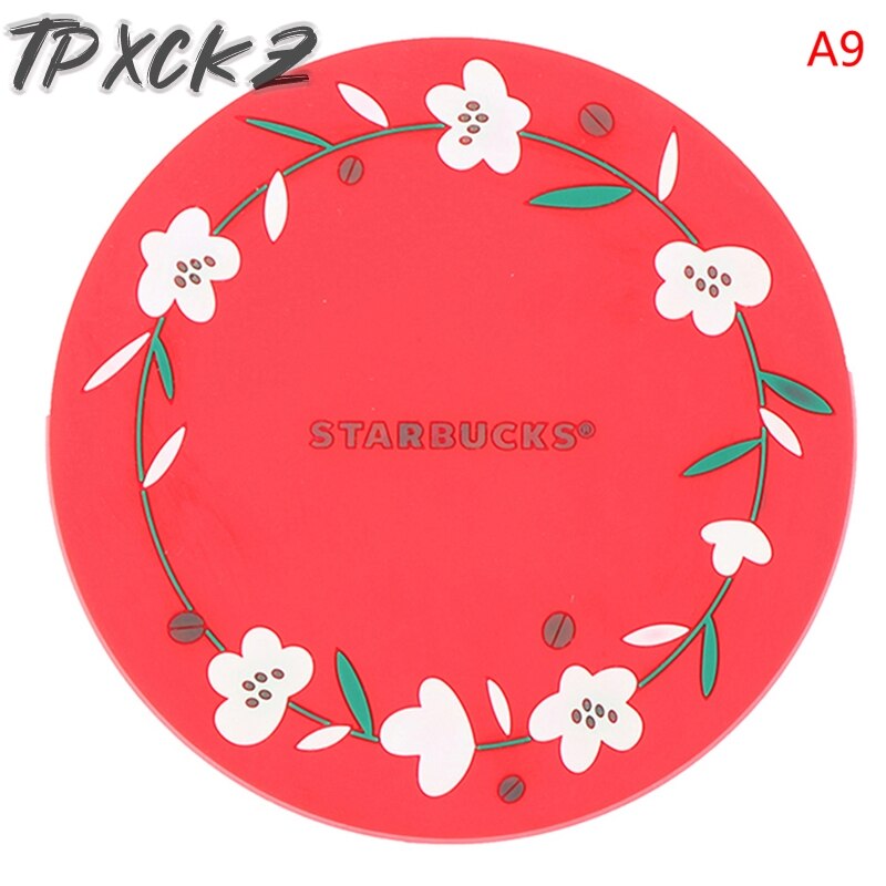 1Pc Japanese Cherry Insulated Table Mat Milk Cup Non Slip Coaster Non Slip Coaster Kitchen Family Office Accessories