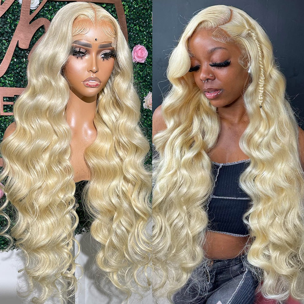 Transparent Blonde 13×4 13×6 HD Lace Frontal Wig For Women Body Wave Lace Front Wigs Honey Blond 4×4 Glueless Wig Human Hair