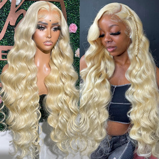 Transparent Blonde 13×4 13×6 HD Lace Frontal Wig For Women Body Wave Lace Front Wigs Honey Blond 4×4 Glueless Wig Human Hair