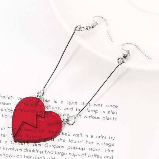 Bizarre Adventure Jean Pierre Polnareff Earrings Earring Cosplay Prop Anime Personality Heart-shaped Cherry Earrings