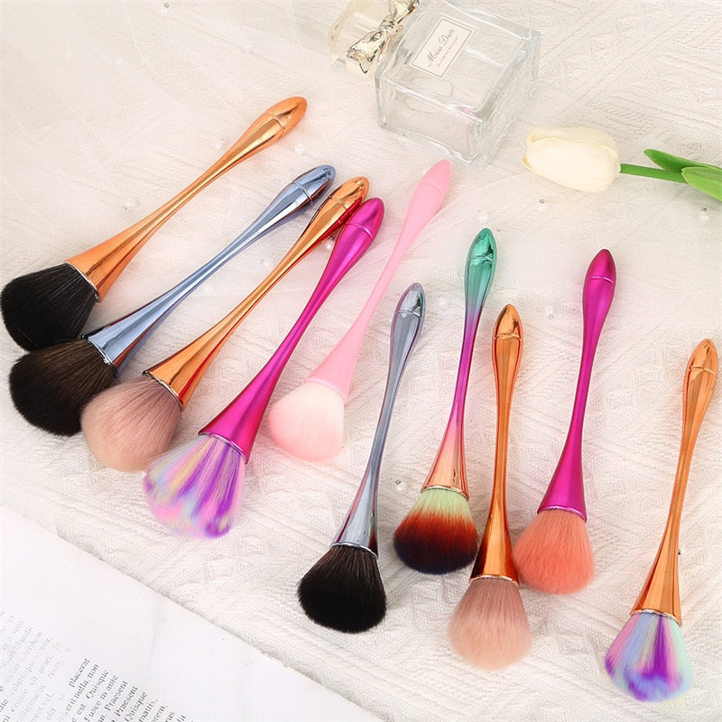 9-color Soft Makeup Brush High Quality Durable 18cm Professional Makeup Brush No Hair Loss Loose Powder Brush Cosmetics Tools