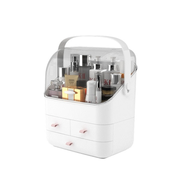 Acrylic Cosmetic Box Transparent Makeup Jewelry Drawer Home Storage Boxs Multifunctional Travel Cosmetic Organizer