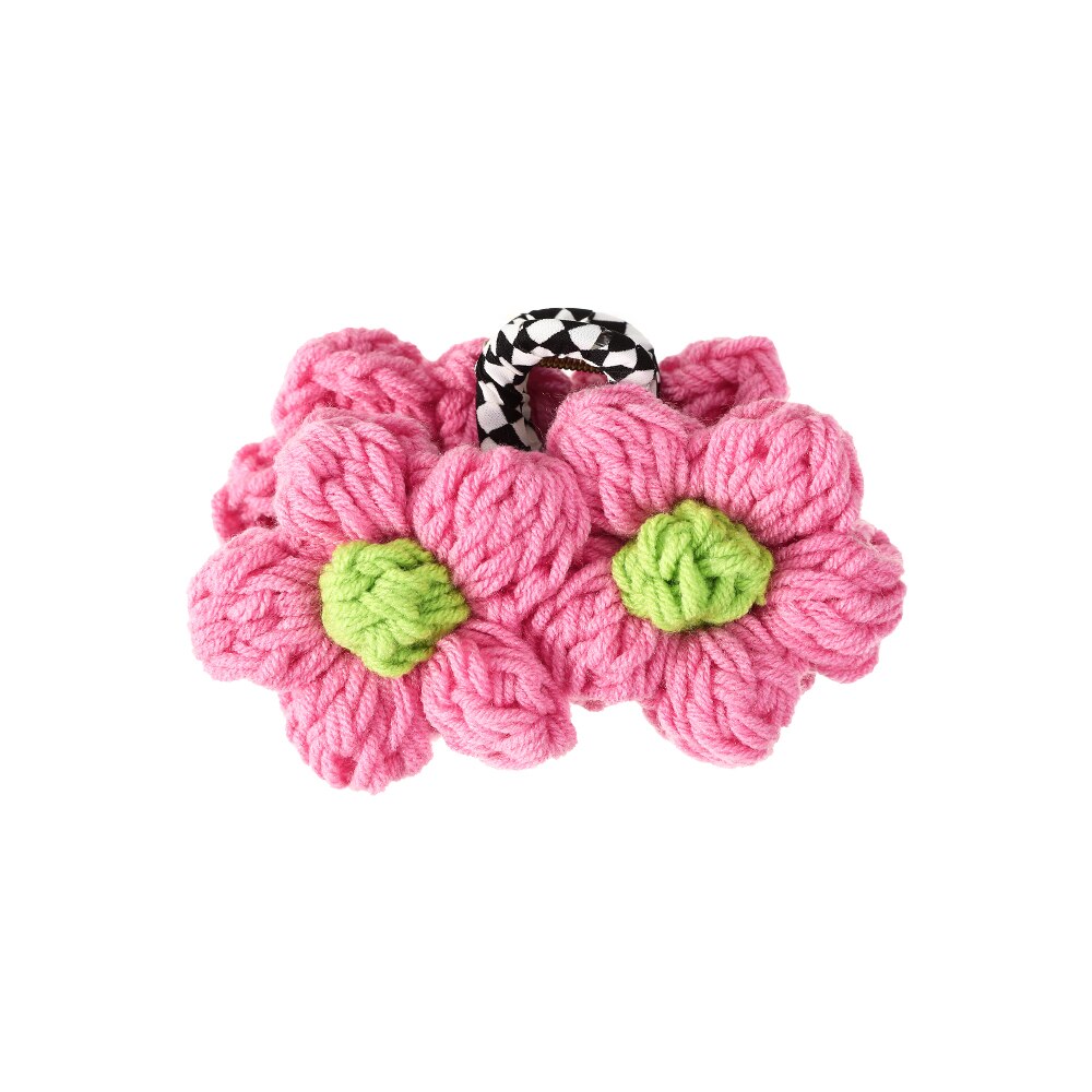 Knitted Floral Hair Claw Clips Hair Clamp Flower Hair Clip Hairpin Headdress Accessories