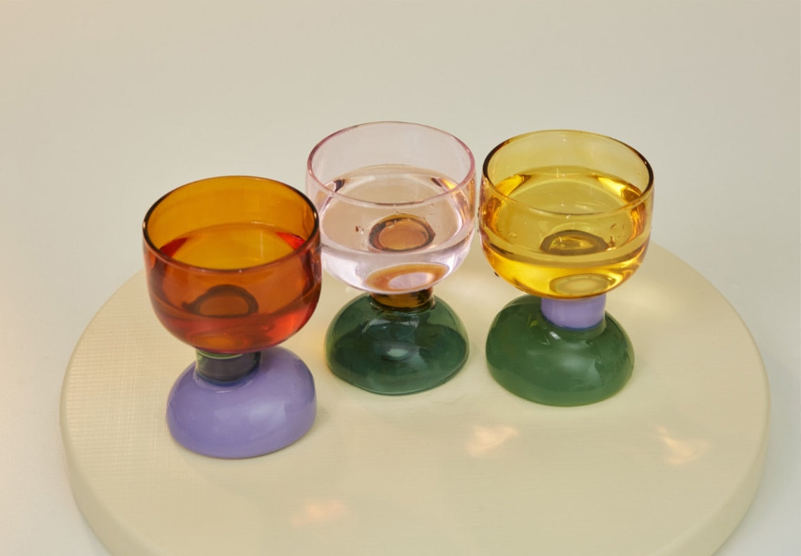 1PC Floriddle Cocktail Glass Wine Glasses Martini Whiskey Goblet Glass Tea Cup Drinking Glasses Coffee Mug 6.7oz