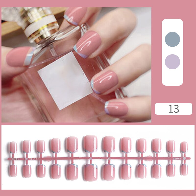 Matte False Nail Tips Solid Color Matte Super Long Coffin False Nail Ballet Press on Nails Tips